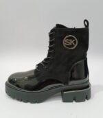 {+ПОДАРЪК} Елегантни зимни боти в черно (с цип) - Image 4