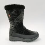 {+ПОДАРЪК} Класически дамски зимни апрески с топла подплата ( в черен цвят)