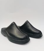 {+ПОДАРЪК} Мъжко сабо ЕСТЕСТВЕНА КОЖА (в черен цвят) - Image 3