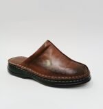 {+ПОДАРЪК} Мъжко сабо ЕСТЕСТВЕНА КОЖА (в кафяв цвят) - Image 3